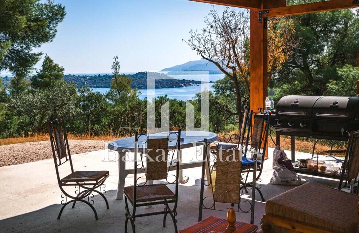 Luxuriöses Einfamilienhaus mit Meerblick in Sithonia