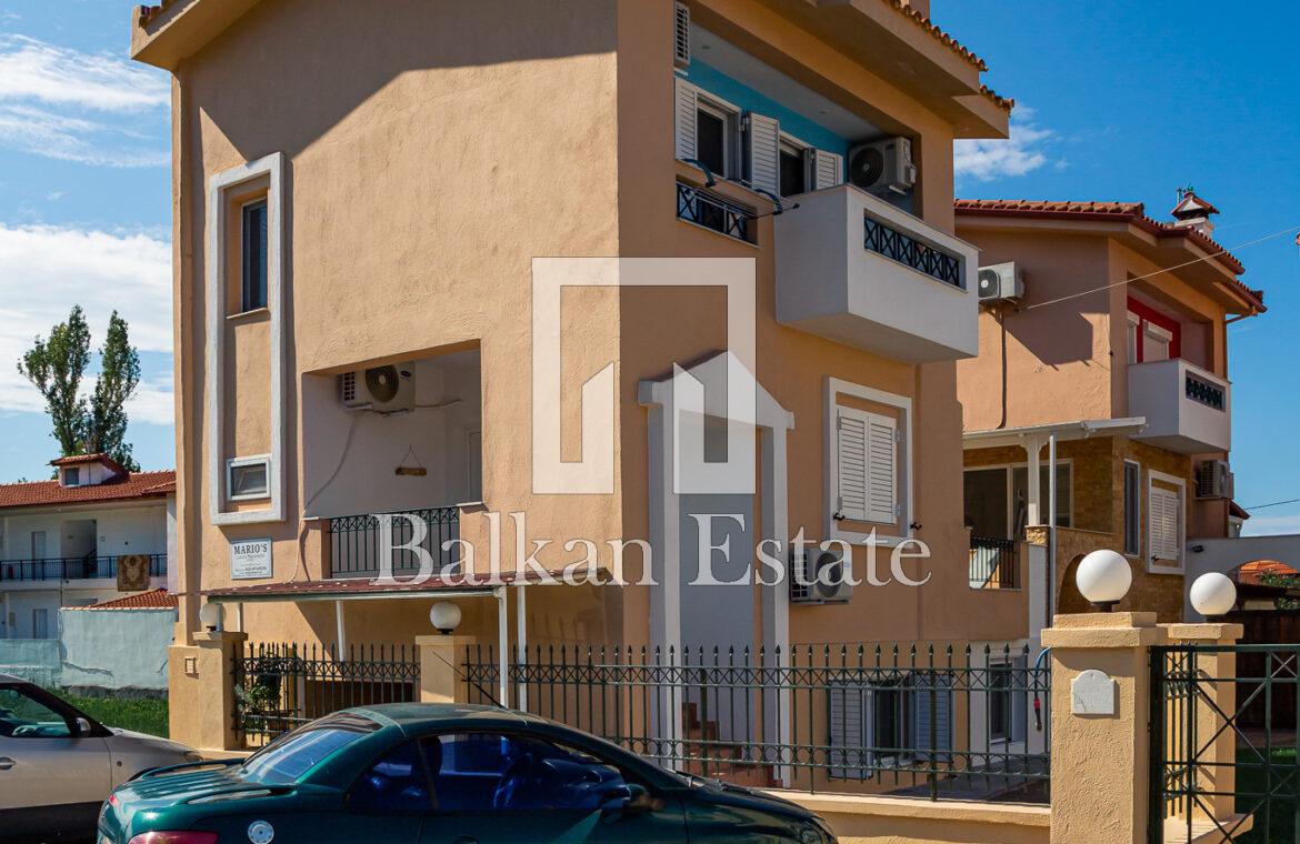 Spacious maisonette in Sithonia with balcony and mountain views