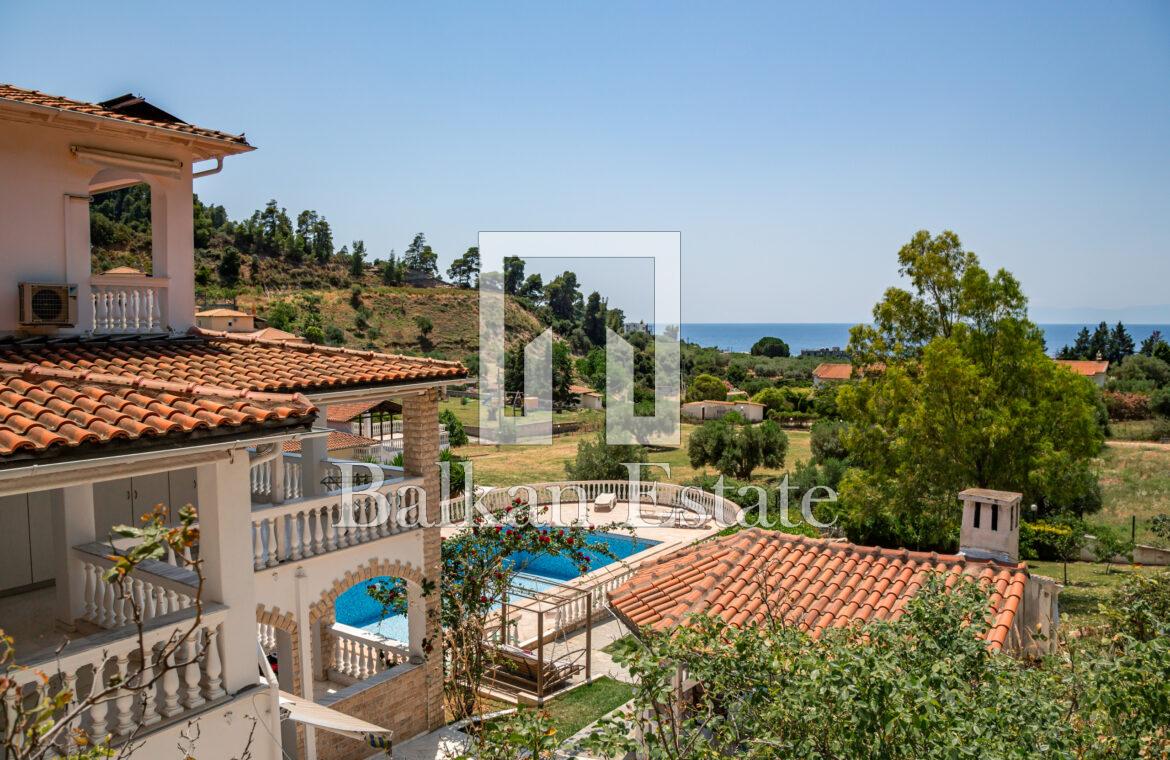 Sea and Mountain Views from Villa