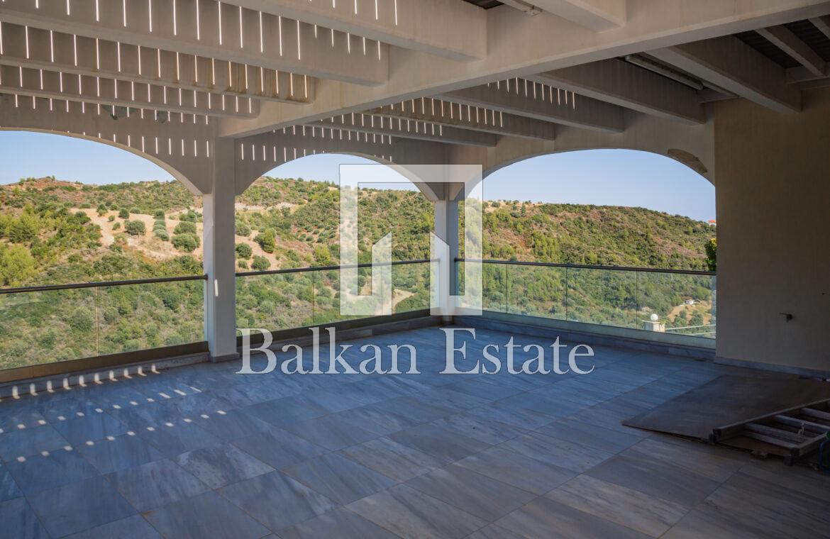 Large Terraces with Sea and Mountain Views