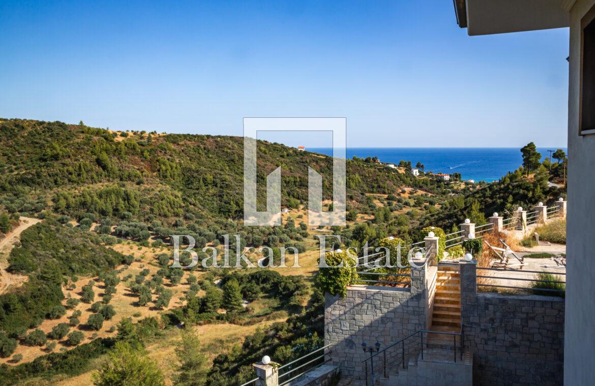 Panoramic Sea and Mountain Views from Villa Terrace