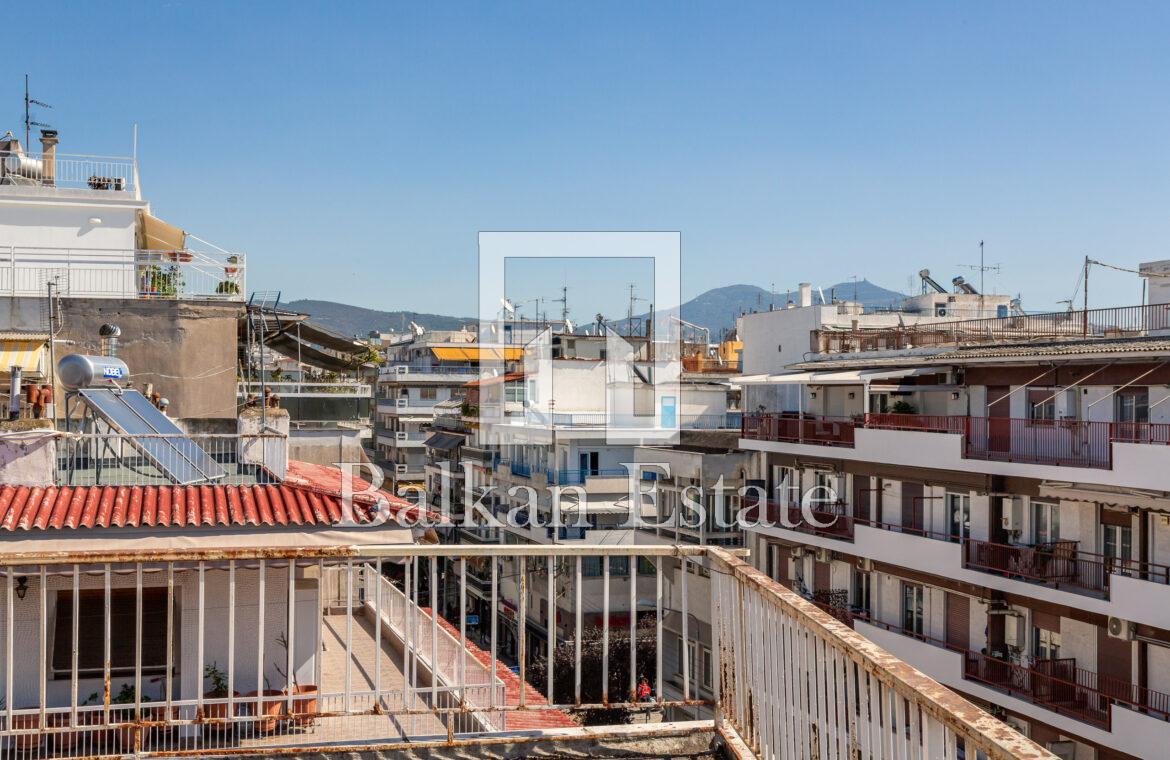 Penthouse-Wohnung in Thessaloniki mit großer Terrasse und Panoramablick